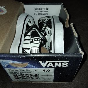 New Star Wars Vans, size 4